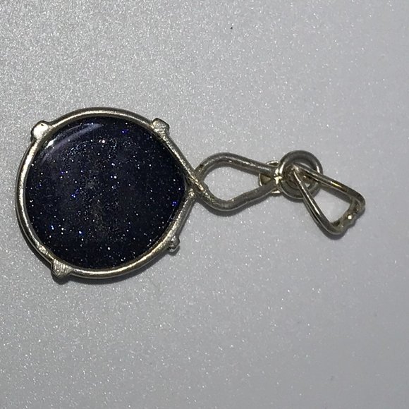 SLP Blue Goldstone Pendant - Picture 7 of 8